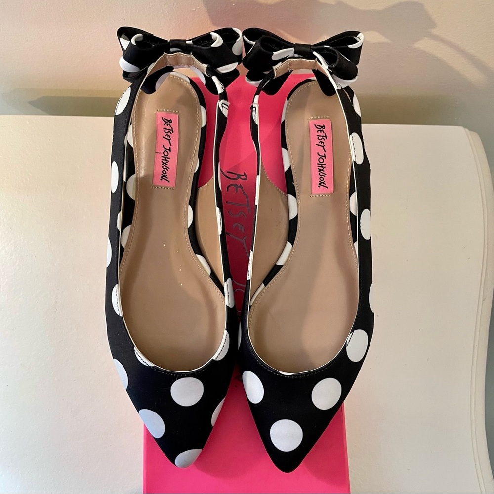 Polka Dot Bow Flats
